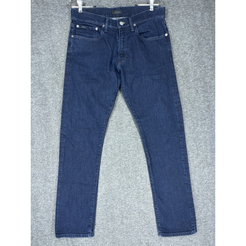 Polo Ralph Lauren Jeans Mens 31x30 (fits 32x29) Blue Dark wash Sullivan Slim